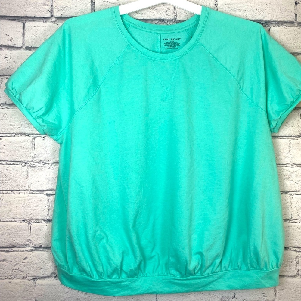 Lane Bryant Mint Short Sleeved T Shirt size 22/24 NWT